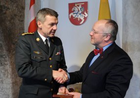 Lietuvoje lankėsi Danijos Karalystės kariuomenės vadas - 1