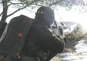 Birutės batalione vyko būrių ataskaitinės lauko taktinės pratybos - 5