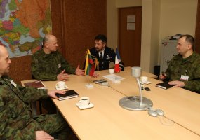 Defence Attaché of France visited Lithuanian Land Force Headquarters  - 2