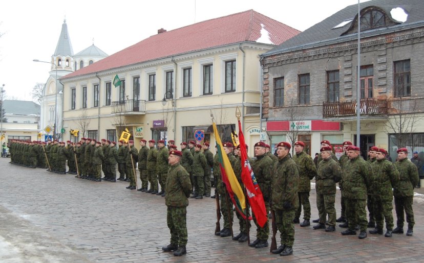 Didžiosios Kovos apygardos 8-osios rinktinės kariai minėjo 22-ąsias rinktinės įkūrimo metines