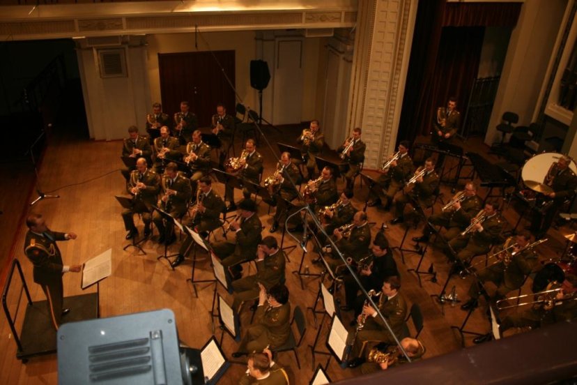 Lietuvos kariuomenės orkestras koncertavo Lietuvos Nacionalinėje filharmonijoje