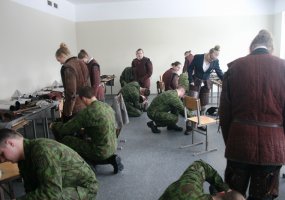 Gedimino štabo batalione vyko mokinių būrių rikiuotės konkursas - 4