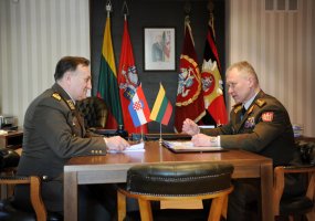 Lietuvos ir Kroatijos kariuomenių vadai aptarė bendradarbiavimą kovinio rengimo srityje - 3
