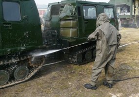 Juozo Vitkaus inžinerijos batalione vyko Sausumos pajėgų CBRB specialistų pratybos - 1