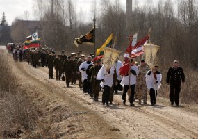 Lietuvos kariuomenės vadas dalyvavo Lietuvos partizanų pagerbimo ceremonijoje Latvijoje - 1