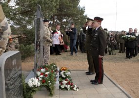 Lietuvos kariuomenės vadas dalyvavo Lietuvos partizanų pagerbimo ceremonijoje Latvijoje - 3