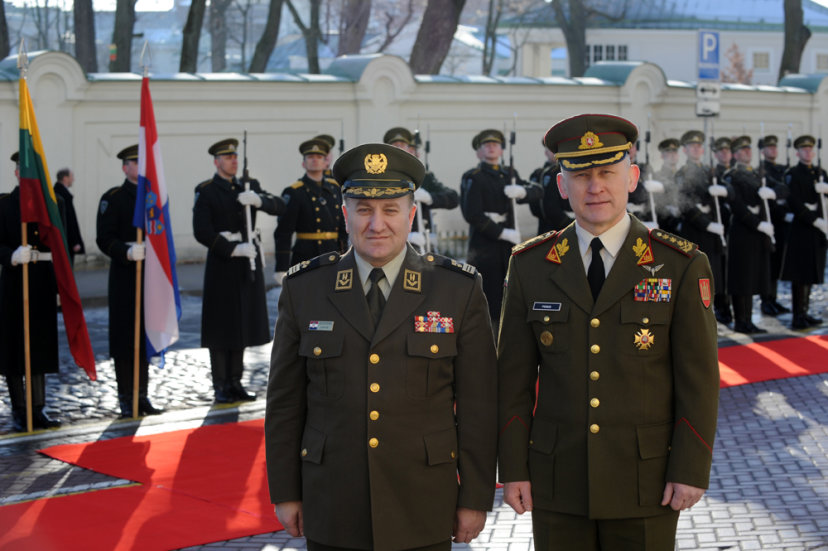 Chiefs of Defence of Lithuania and Croatia discussed cooperation in the area of military training