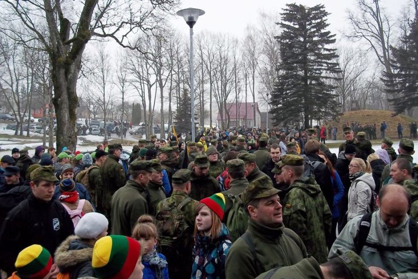 Sausumos pajėgų kariai neabejingi pėsčiųjų žygiams 