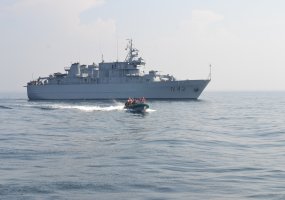 Karinės jūrų pajėgos vykdė paieškos ir gelbėjimo pratybas - 1