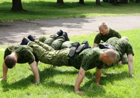 Lietuvos ir Latvijos jėgos struktūrų sporto žaidynės Mindaugo batalione - 4