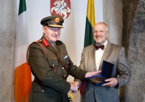 Lietuvoje pirmą kartą lankosi Airijos kariuomenės vadas - 2