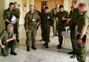 Danijos kariniai patarėjai talkino Sausumos pajėgų štabui rengiantis „Geležinio Vilko“ brigados... - 1