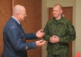 Defence Attaché of the Kingdom of Denmark paid a visit to the Lithuanian Land Force Headquarters  - 1