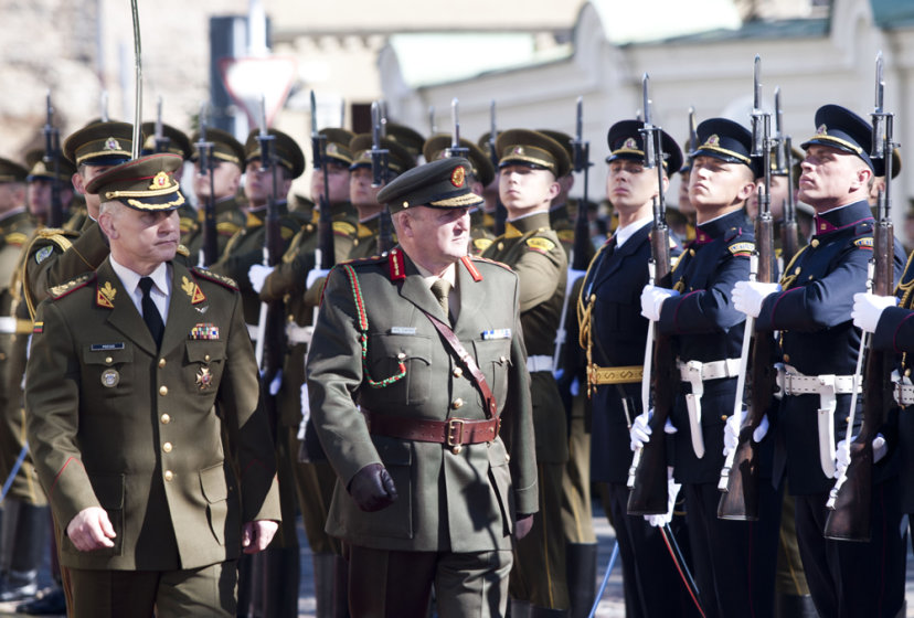 Ireland's Chief of Defence on the first visit ever to Lithuania