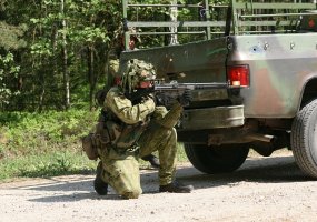 Karo akademijos kariūnai mokėsi taikos rėmimo operacijų pratybose - 3
