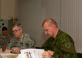 Sausumos pajėgų štabe lankėsi JAV Sausumos pajėgų Europoje vadas gen. ltn. Donaldas M. Kempbelas - 3