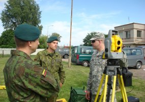 Juozo Vitkaus inžinerijos batalione JAV kariai vykdė savo pasirengimą misijai - 1