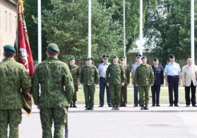 Vadų pasikeitimo ceremonija Mindaugo batalione - 1