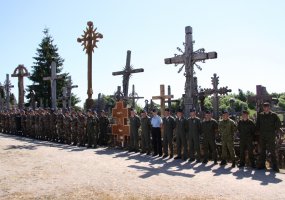 Prancūzijos ir Lietuvos karinių oro pajėgų karių piligriminis žygis - 2