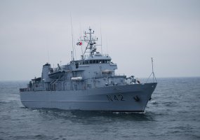 Command and support ship of the Lithuanian Navy N42 attend BALTOPS 2013 - 1