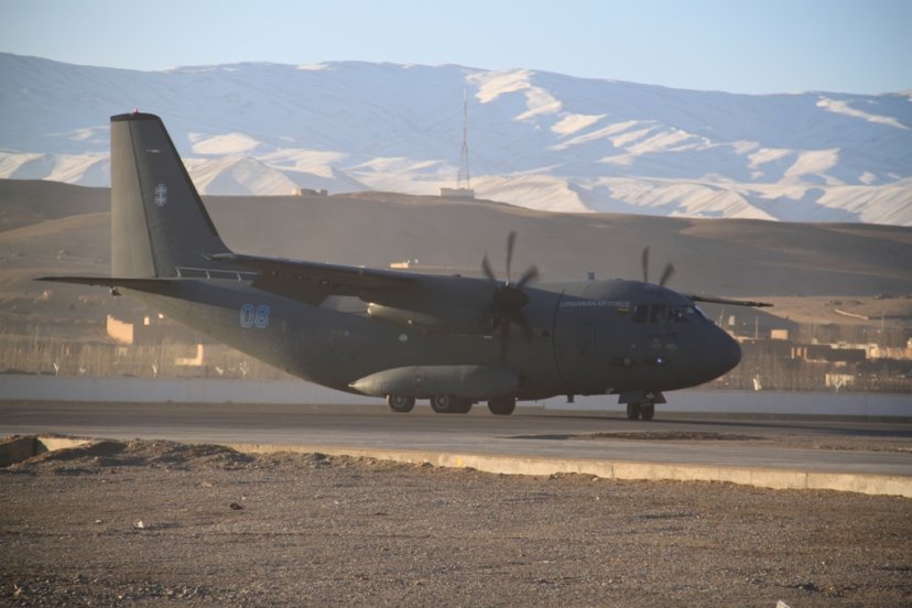 Chief of Defence of Lithuania visiting troops deployed to Afghanistan