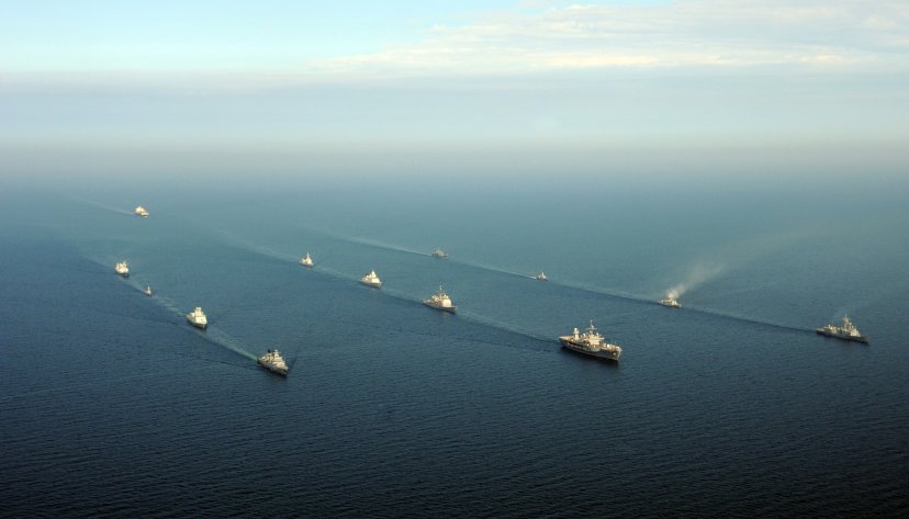 Command and support ship of the Lithuanian Navy N42 attend BALTOPS 2013
