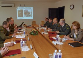 Lietuvos ir Gruzijos kariuomenių vadai aptarė tolesnį bendradarbiavimą tarptautinėse operacijose - 4