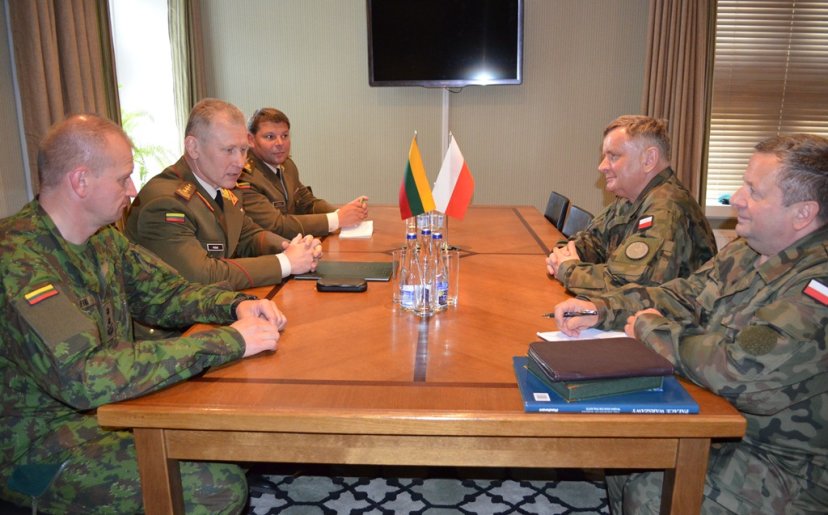 Commander of the Land Forces of Poland conducted a formal visit in Lithuania