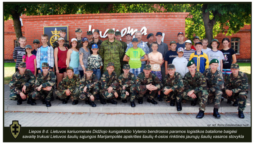 Vytenio batalione – jaunųjų šaulių vasaros stovykla