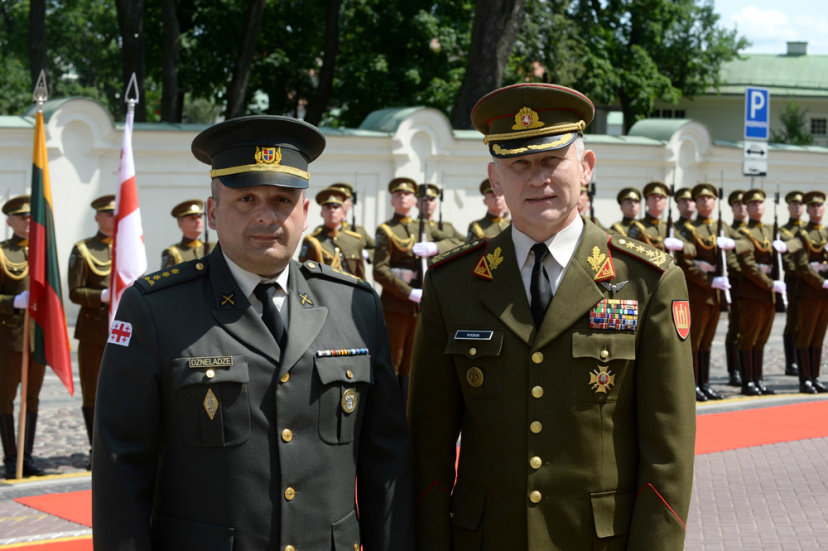 Lithuanian and Georgian Chiefs of Defence discussed further cooperation in multinational operations