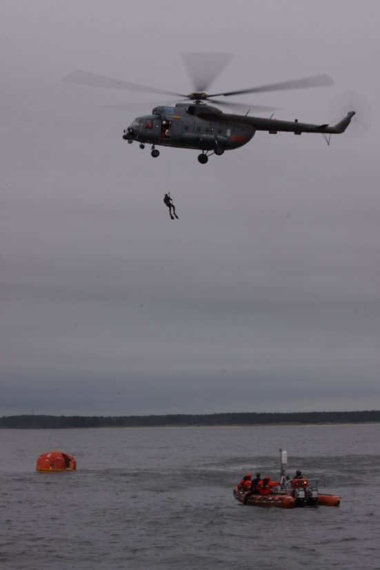 Air Forces of the Baltic countries train water survival