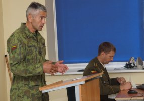 Lietuvos karo akademijoje vyko jaunesniųjų štabo karininkų kursų atidarymas  - 1