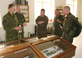 Į Sausumos pajėgų Juozo Lukšos mokymo centrą buvo atvykusi kolegų iš Lenkijos delegacija - 2