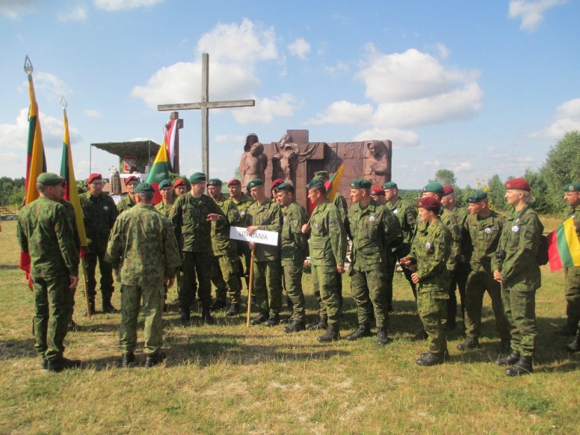 Sugrįžo piligriminiame žygyje dalyvavusi Sausumos pajėgų karių delegacija 