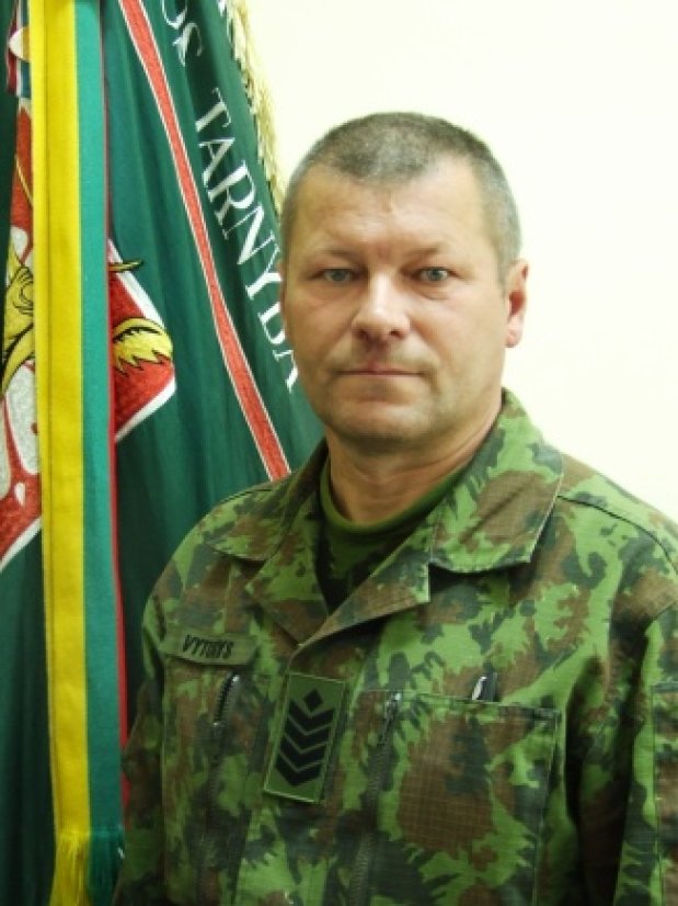 Į atsargą išlydėtas KASP Dainavos apygardos 1-osios rinktinės vyriausiasis puskarininkis
