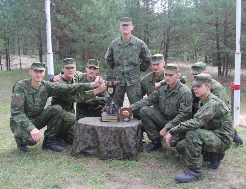 Geriausias Lietuvos kariuomenės Sausumos pajėgų pėstininkų skyrius  tarnauja dragūnų batalione 