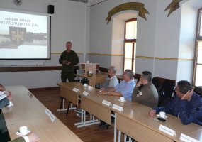 Inžinerijos batalione lankėsi kariai iš Maltos  - 1