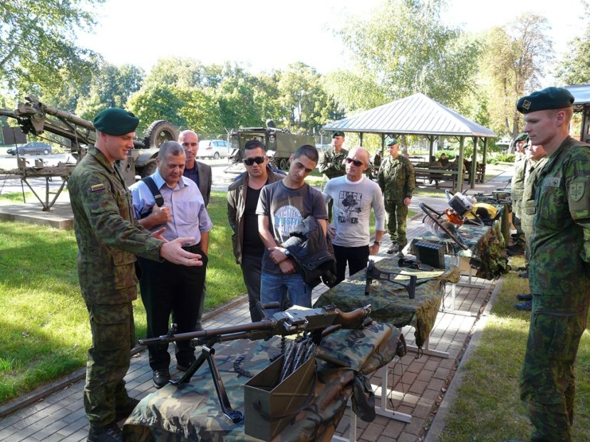 Inžinerijos batalione lankėsi kariai iš Maltos 
