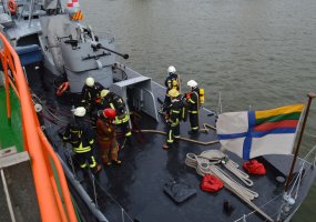 Klaipėdoje kartu treniravosi Karinių jūrų pajėgų karo laivų flotilė ir Klaipėdos apskrities... - 5