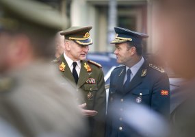 Lietuvoje lankosi Buvusios Jugoslavijos Respublikos Makedonijos kariuomenės vadas generolas... - 1