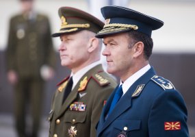Lietuvoje lankosi Buvusios Jugoslavijos Respublikos Makedonijos kariuomenės vadas generolas... - 2