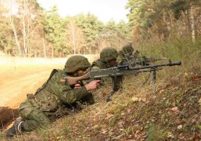Tarptautinių padalinių integravimosi pratybose Lenkijoje Algirdo bataliono pėstininkai atlieka... - 4