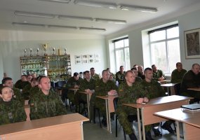 Istorinio Saulės mūšio pristatymas Sausumos pajėgų karininkams - 2