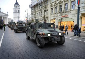 Lietuvos kariuomenės dienos renginius vainikavo iškilminga karių rikiuotė ir paradas Vilniuje - 6