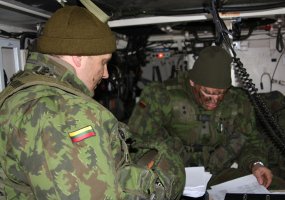 Brigados štabų mokymai „Sumanus vilkas 2013 II“ įgavo pagreitį – vyksta lemiamas mokymų etapas  - 1