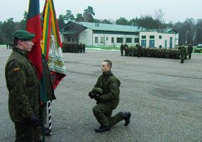 Priesaikos ceremonija Jonušo Radvilos mokomajame pulke - 2