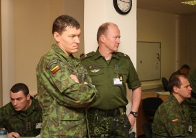 Sausumos pajėgų štabo karininkai rengėsi treniruoti MPB „Geležinis Vilkas“ - 2