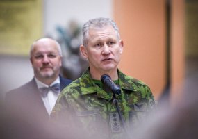 Lithuanian military welcomed home and presented with medals after the EU-led operation off the... - 5