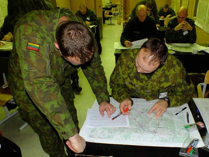 Štabo darbo kursas Lietuvos kariuomenės puskarininkiams