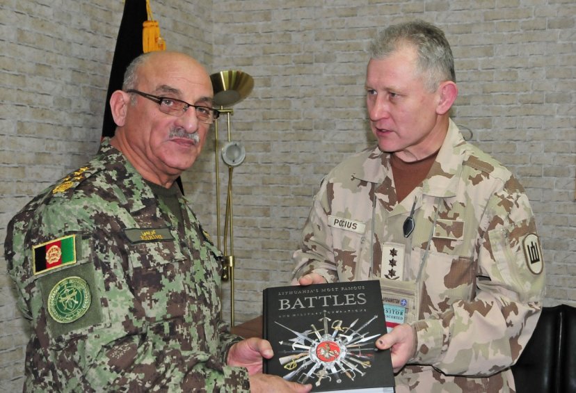 Lithuanian and Afghan Chiefs of Defence discussed security situation in Afghanistan